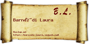 Barnódi Laura névjegykártya